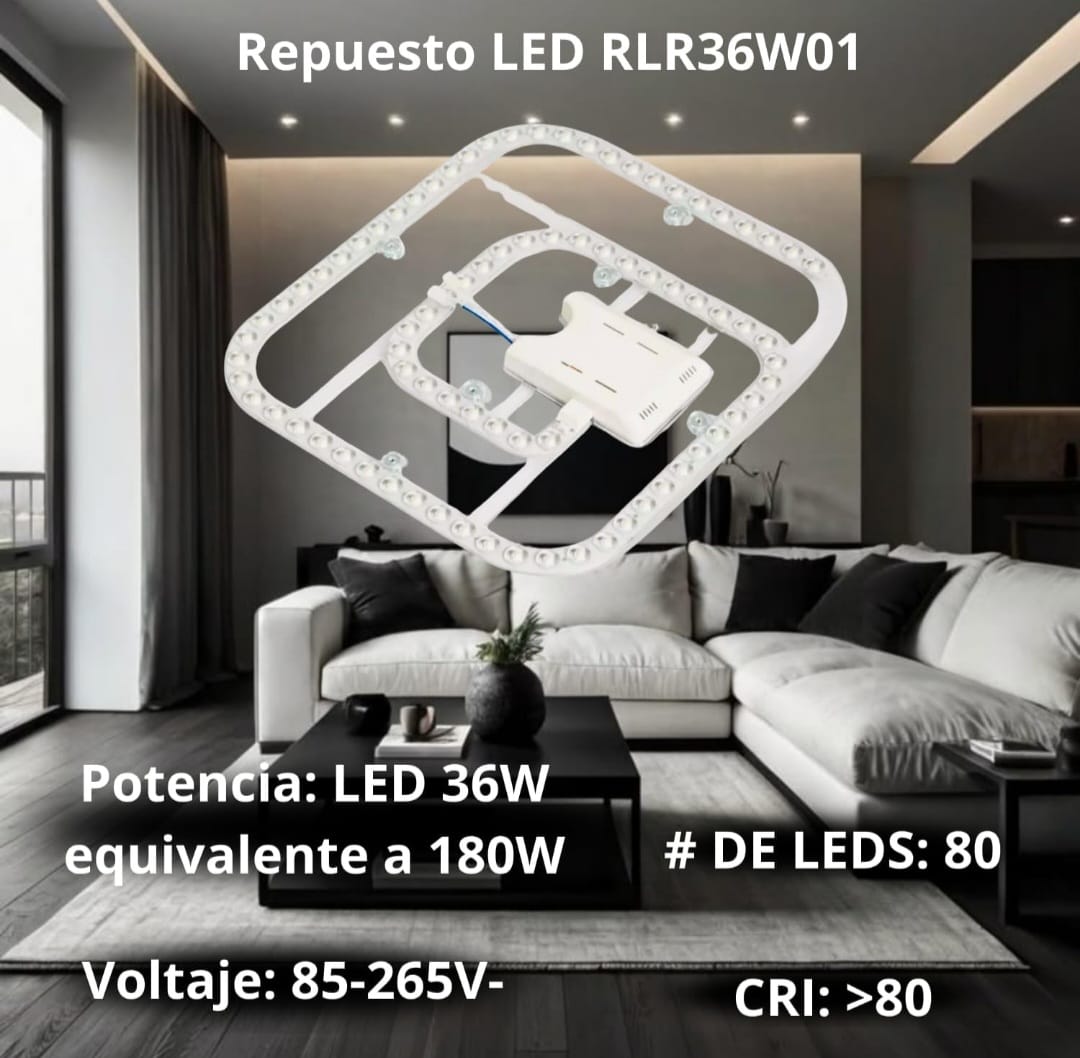 Repuesto LED RLR36W01