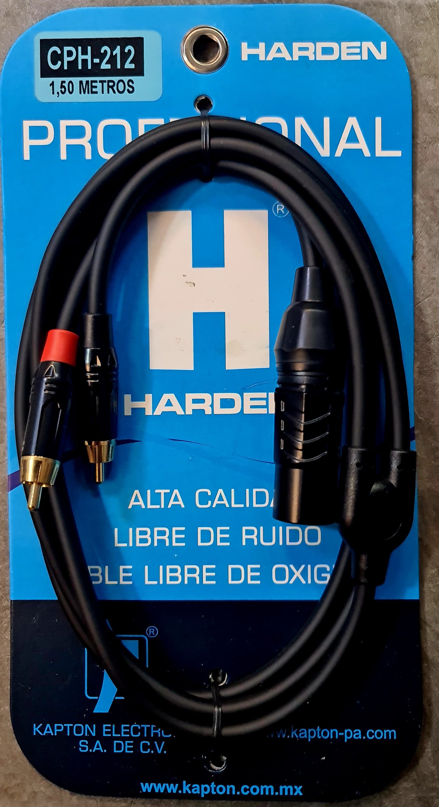 Y Cable RCA a XLR Harden 1.5 m
