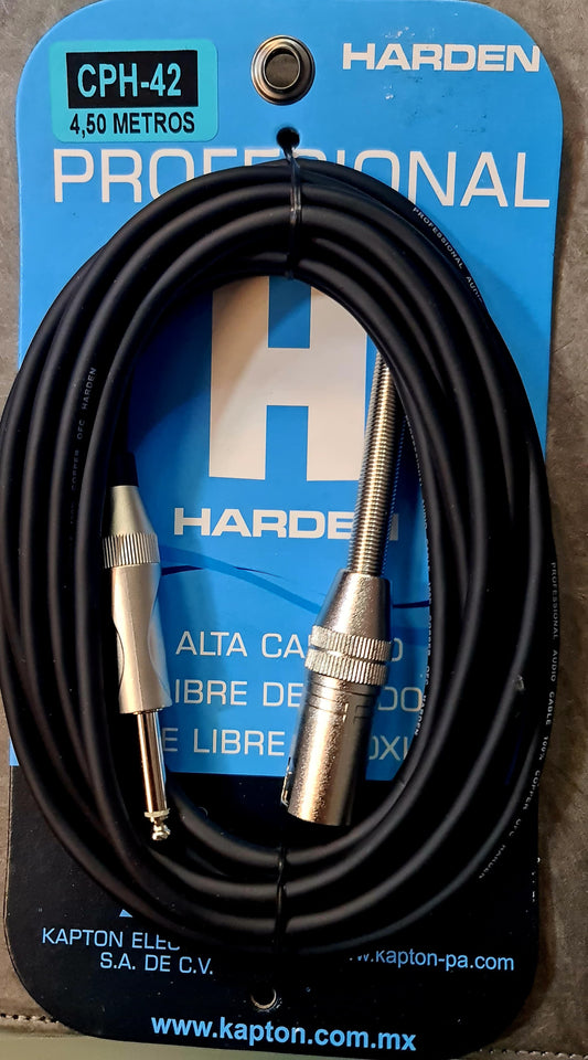 Cable XLR a Plug 6.35 Harden